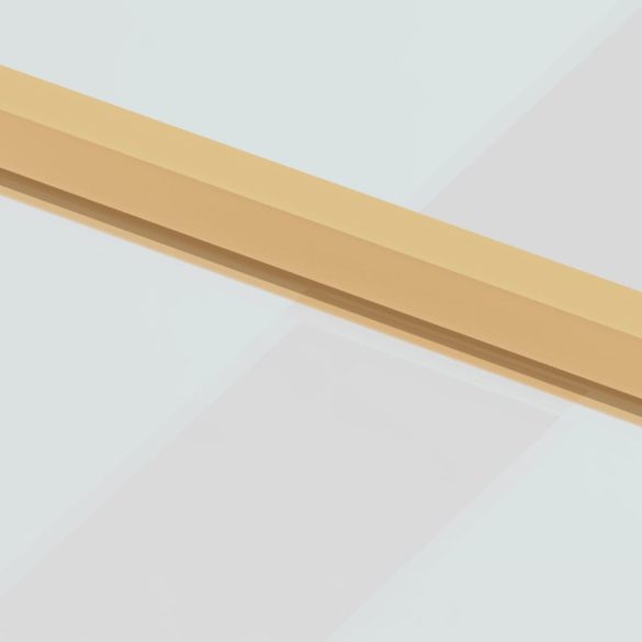 arany edzett üveg alumínium vékony beltéri ajtó 102,5x201,5 cm