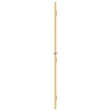 arany edzett üveg és alumínium vékony beltéri ajtó 83x201,5 cm