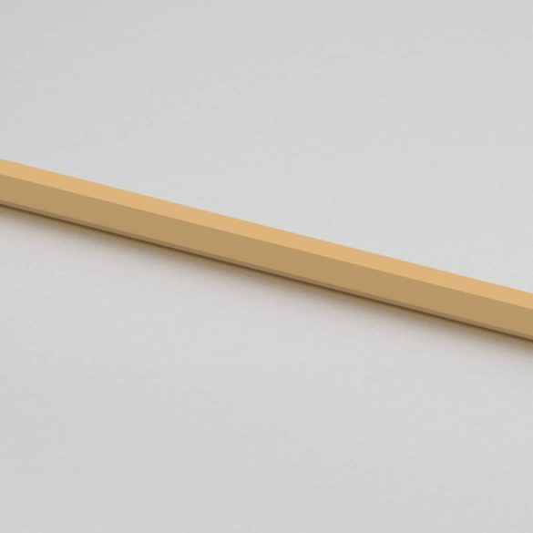 arany edzett üveg és alumínium vékony beltéri ajtó 83x201,5 cm