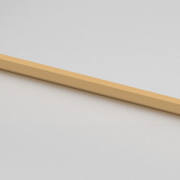 arany edzett üveg és alumínium vékony beltéri ajtó 93x201,5 cm