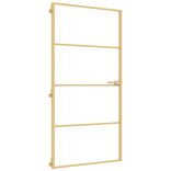 arany edzett üveg és alumínium beltéri ajtó 102,5x201,5 cm