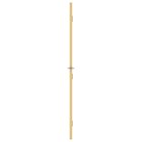 arany edzett üveg és alumínium beltéri ajtó 102,5x201,5 cm