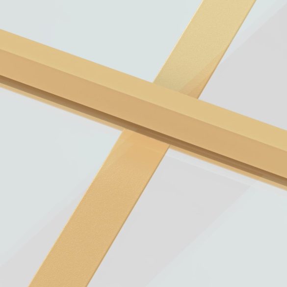 arany edzett üveg és alumínium beltéri ajtó 102,5x201,5 cm