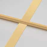 arany edzett üveg és alumínium vékony beltéri ajtó 76x201,5 cm