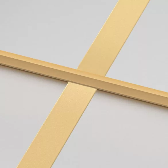 arany edzett üveg és alumínium vékony beltéri ajtó 76x201,5 cm