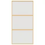 aranyszínű ESG tejüveg és alumínium tolóajtó 102,5 x 205 cm