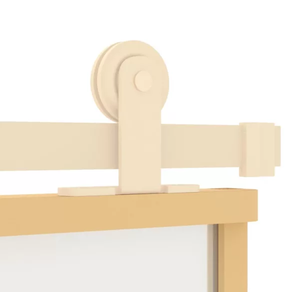 aranyszínű ESG tejüveg és alumínium tolóajtó 76 x 205 cm