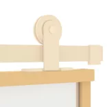 aranyszínű ESG tejüveg és alumínium tolóajtó 90 x 205 cm