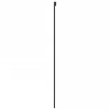 fekete edzett üveg és alumínium tolóajtó 102,5 x 205 cm