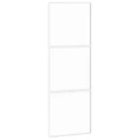 fehér edzett üveg és alumínium tolóajtó 76 x 205 cm