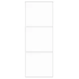 fehér edzett üveg és alumínium tolóajtó 76 x 205 cm