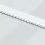 fehér edzett üveg és alumínium tolóajtó 76 x 205 cm