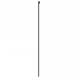 fekete edzett üveg és alumínium tolóajtó 76 x 205 cm