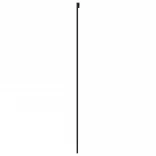 fekete edzett üveg és alumínium tolóajtó 90 x 205 cm