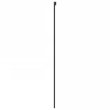 fekete edzett üveg és alumínium tolóajtó 76 x 205 cm