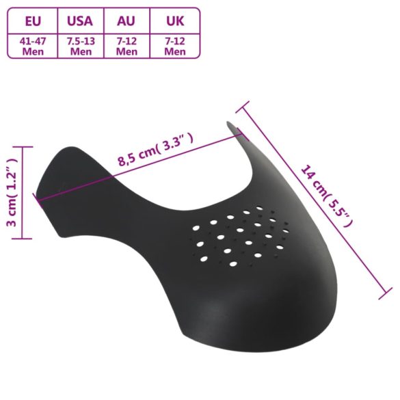 műanyag gyűrődés elleni védő 2 pár cipőhöz EU 41-47