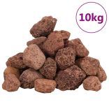 10 kg piros vulkanikus kőzet 3-5 cm