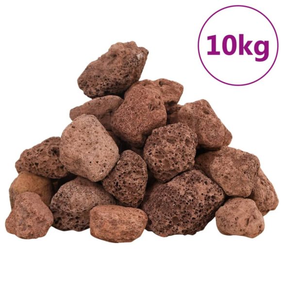 10 kg piros vulkanikus kőzet 3-5 cm