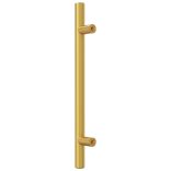 10 db aranyszínű rozsdamentes acél szekrényfogantyú 128 mm