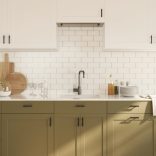 10 db fekete rozsdamentes acél szekrényfogantyú 64 mm