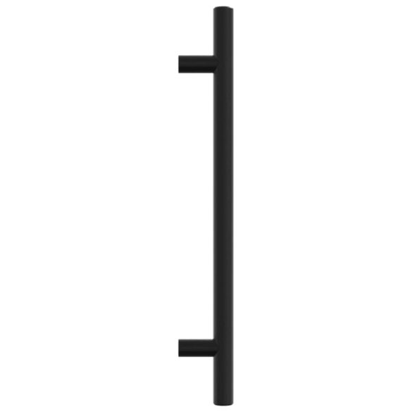 10 db fekete rozsdamentes acél szekrényfogantyú 160 mm