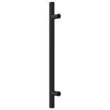 10 db fekete rozsdamentes acél szekrényfogantyú 160 mm