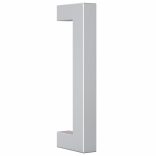 10 db ezüst rozsdamentes acél szekrényfogantyú 96 mm