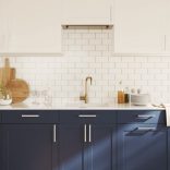 10 db ezüst rozsdamentes acél szekrényfogantyú 160 mm