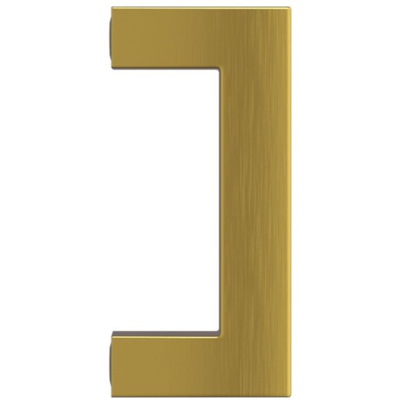 10 db aranyszínű rozsdamentes acél szekrényfogantyú 64 mm