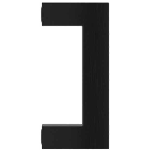 10 db fekete rozsdamentes acél szekrényfogantyú 64 mm