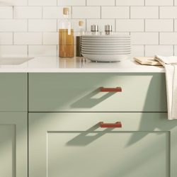 10 db bronz rozsdamentes acél szekrényfogantyú 64 mm