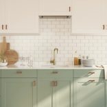 10 db bronz rozsdamentes acél szekrényfogantyú 64 mm