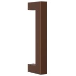 10 db bronz rozsdamentes acél szekrényfogantyú 96 mm