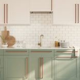 5 db bronz rozsdamentes acél szekrényfogantyú 480 mm