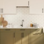 10 db fekete rozsdamentes acél szekrényfogantyú 128 mm