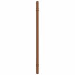 5 db fekete rozsdamentes acél szekrényfogantyú 224 mm