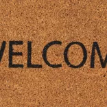 természetes színű rojtos kókuszrost lábtörlő 40 x 60 cm