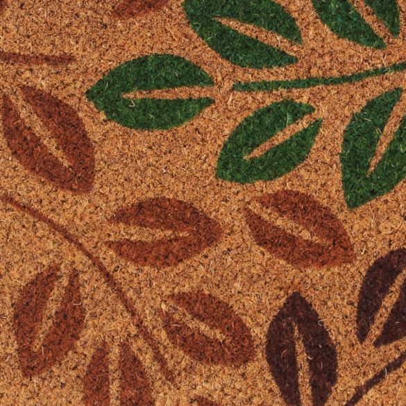 természetes színű rojtos kókuszrost lábtörlő 40 x 60 cm