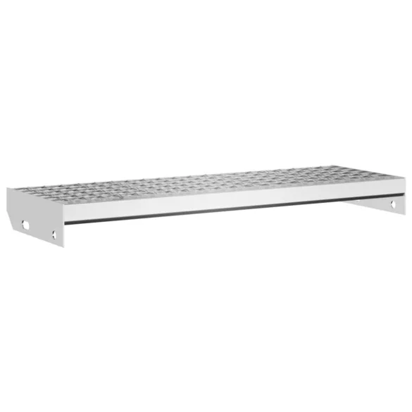 horganyzott acél rácsos lépcsőfok 70 x 24 x 7 cm