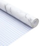 öntapadós márványfehér PVC bútormatrica 90 x 500 cm