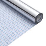 öntapadós ezüstszínű PET bútormatrica 90 x 500 cm