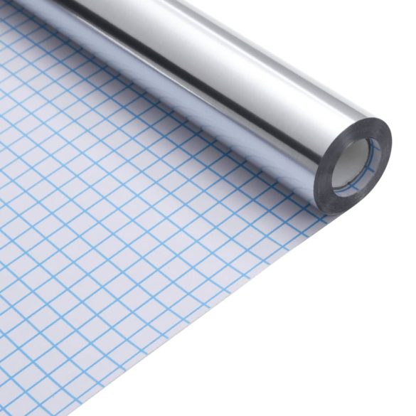 öntapadós ezüstszínű PET bútormatrica 90 x 500 cm