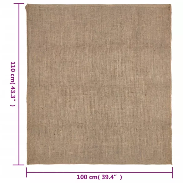 5 db jutazsák 100x110 cm 100% juta 220 g/m²