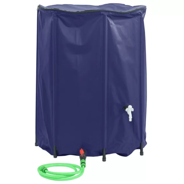 összecsukható PVC víztartály csappal 1350 L