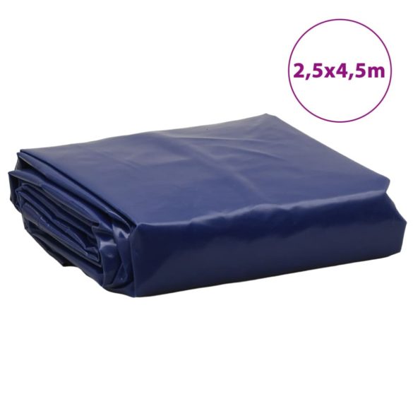 kék ponyva 2,5 x 4,5 m 650 g/m²