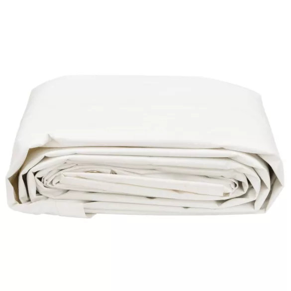 fehér ponyva 5 x 6 m 650 g/m²