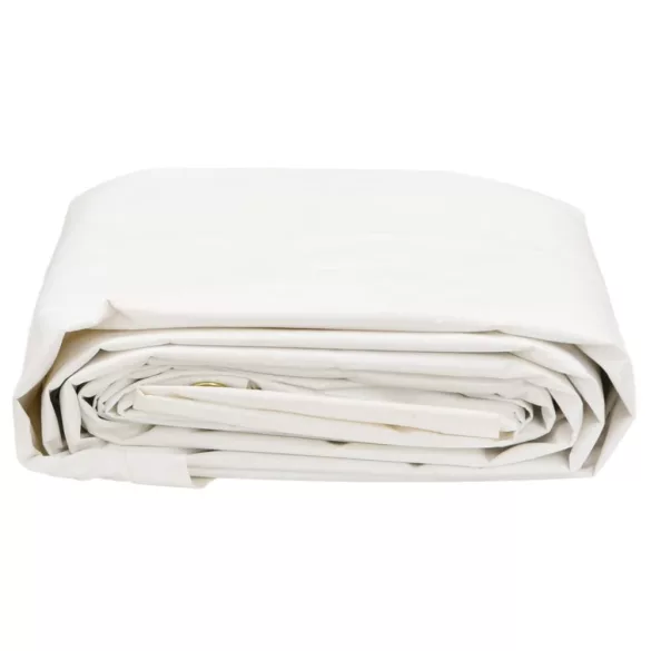 fehér ponyva 5 x 8 m 650 g/m²