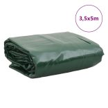 zöld ponyva 3,5 x 5 m 650 g/m²