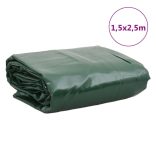 zöld ponyva 1,5 x 2,5 m 650 g/m²