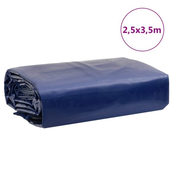 kék ponyva 2,5 x 3,5 m 650 g/m²